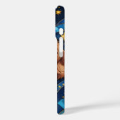 キャバリヤーキングチャールズステンドグラス星&月 Case-Mate iPhoneケース (裏面 / 左)