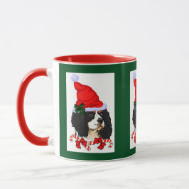 キャバリヤーキングチャールズスパニエル犬クリスマスギフト マグカップ