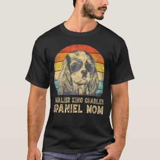 キャバリヤーキングチャールズスパニエル犬ママママドグママザーズデイ Tシャツ
