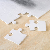 キャバリヤーキングドッグクリスマスサンタクロース ジグソーパズル (側面)