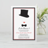 キャバレットフレームダンスリサイタル招待状 招待状 (スタンド正面)