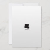 キャバレットフレームダンスリサイタル招待状 招待状 (裏面)