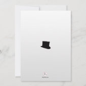 キャバレットフ無地のレーム招待状 招待状 (裏面)