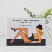 キャバレーの女の子独身パーティー 招待状 (スタンド正面)