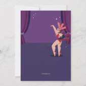 キャバレーショー 招待状 (裏面)