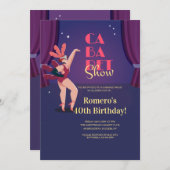 キャバレーショー 招待状 (正面/裏面)