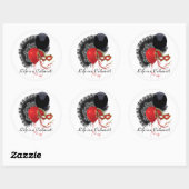 キャバレーステッカー ラウンドシール (シート)