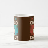 キャバ最高のポーパパエバカッコいいヴィンテージレトロドッグパパ コーヒーマグカップ (中央)