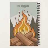 キャパーソナライズされたンプジャーナル ノートブック (裏面)