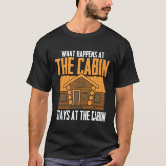 キャビおもしろいンギフト男性へウィメンクールズキャンパーキャビンC Tシャツ