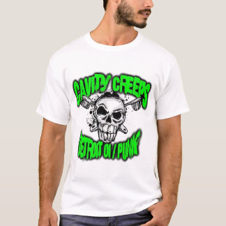 キャビティはTシャツ- "デトロイトOI/PUNK"はいます Tシャツ