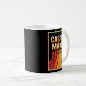 キャビネおもしろいットメーカー限定版木工品 コーヒーマグカップ (正面右)