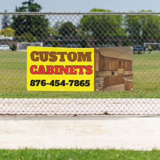 キャビネカスタムットメーカーのバナー 横断幕