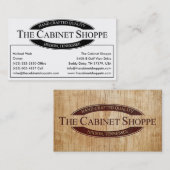 キャビネットの専門店 名刺 (正面/裏面)