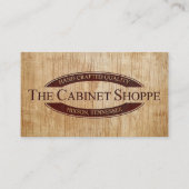 キャビネットの専門店 名刺 (裏面)