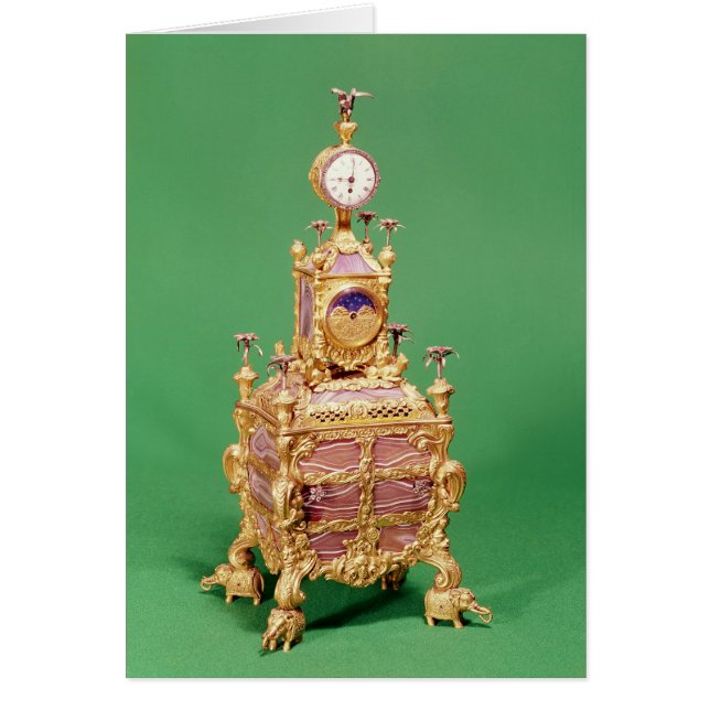 キャビネットの時計、c.1766 (正面)