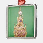 キャビネットの時計、c.1766 メタルオーナメント (左)