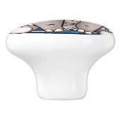 キャビネットまたはドレッサーのための引きかノブ セラミックノブ (側面)