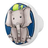 キャビネットまたはドレッサーのための引きかノブ セラミックノブ (右)