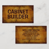 キャビネットビルダーアンティーク 名刺 (正面/裏面)