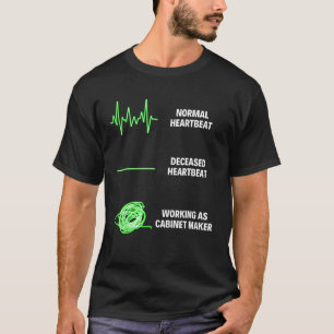 キャビネットメーカーの労働者キャビネット製造業者大工 Tシャツ