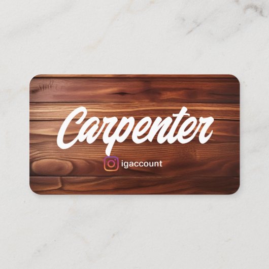 キャビネットメーカー大工サンプル 名刺 (裏面)