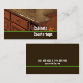 キャビネット、カウンター、ミルワーク名刺 名刺 (正面/裏面)