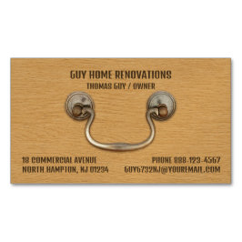 キャビネテリー大工 マグネット名刺