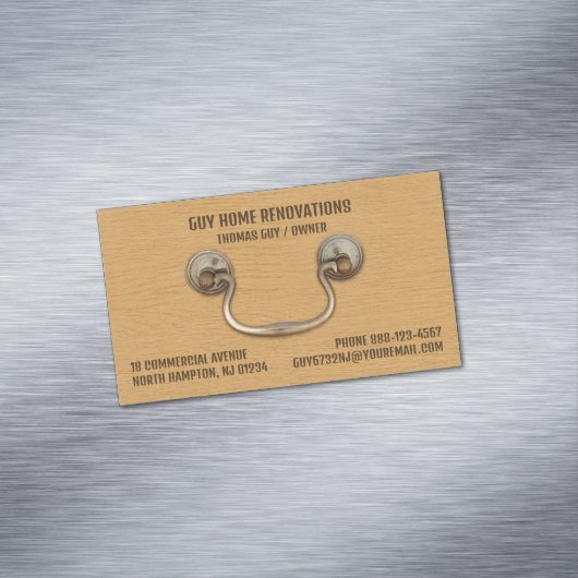 キャビネテリー大工 マグネット名刺 (インサイチュ)