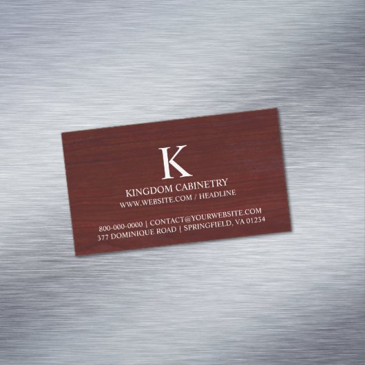 キャビネテリー大工 マグネット名刺 (インサイチュ)