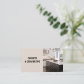 キャビネモダンット&カウンタートップ建築カード 名刺 (スタンド正面)