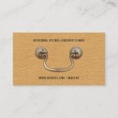 キャビネートカピントリー名刺 名刺 (裏面)