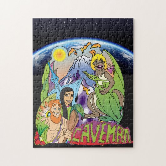 キャビマン集団 ジグソーパズル (縦)