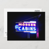 キャビモダンンズ66ネオン公園，セントロバート，モーメント シーズンポストカード (正面/裏面)