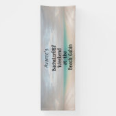 キャビンでのバチェロレッテビーチパーティーバナー 横断幕 (縦)