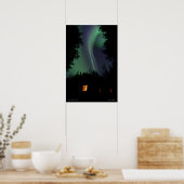 キャビンでの朝 ポスター (キッチン)