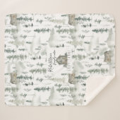 キャビンで |家族名ワイルダネス毛布 シェルパブランケット (正面(横))