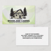 キャビンと木 名刺 (正面/裏面)