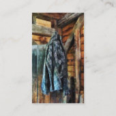 キャビンのブルーデニムジャケット 名刺 (裏面)