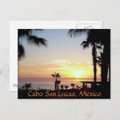 キャビンの日没はがき ポストカード (正面/裏面)