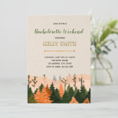 キャビンの週末のバチェロレッテ 招待状 (スタンド正面)