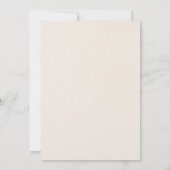 キャビンの週末のバチェロレッテ 招待状 (裏面)