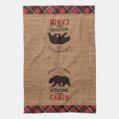 キャビンへようこそ  キッチンタオル (縦)