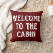 キャビンへようこそ クッション (ブランケット)