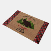 キャビンへようこそ ドアマット (アングル)