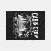 キャビンアテンダントが最後の独身パーティー　バチェロレッテ　キャンプ フリースブランケット (正面(横))