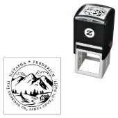 キャビンインザウッズマウン素朴テン差出人住所 セルフインキングスタンプ (インサイチュ)