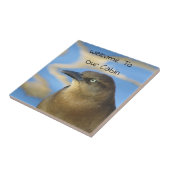 キャビンウェルカムブラックバード素朴ホームゲスト タイル (側面)