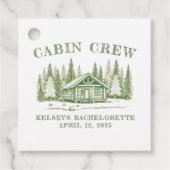 キャビンクルー グリーンキャンプ ブライズパーティー フェイバータグ (正面)
