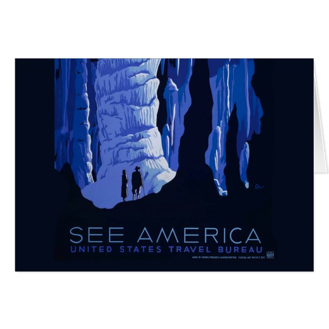 キャビングトラベルカバーンヴィンテージ旅行ポスター (正面横)